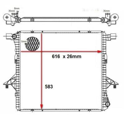 PLEXUS Radiator (RDVW0500B)