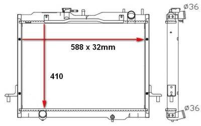 PLEXUS Radiator (RDGW0020A)