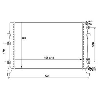 PLEXUS Radiator (RDVW0043A)