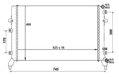 PLEXUS Radiator (RDVW0043A)
