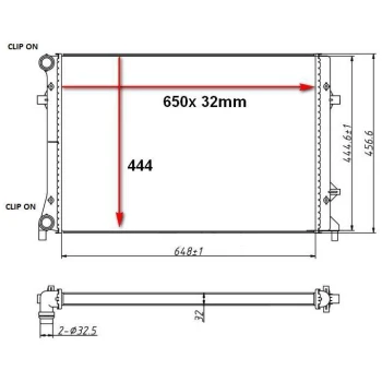 PLEXUS RADIATOR  (9115000469)