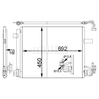 NISSENS Condenser (AC774000S)