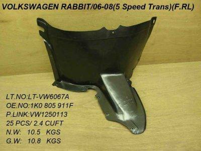 ARMOURTEC Front Fender Liner Left (VW0042FD19)