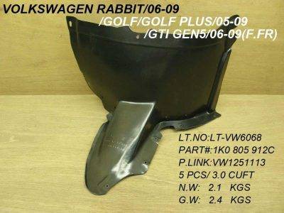 ARMOURTEC Front Fender Liner Right (VW0042FD20)