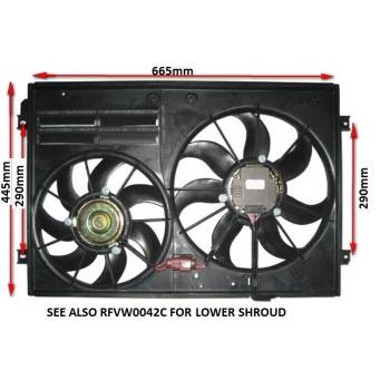 PLEXUS RADIATOR Fan (RFVW0042B)