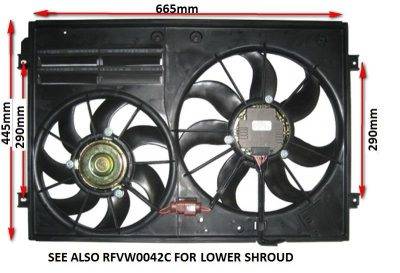 PLEXUS RADIATOR Fan (RFVW0042B)
