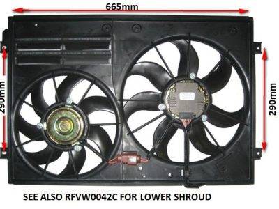 PLEXUS RADIATOR Fan (RFVW0042B)