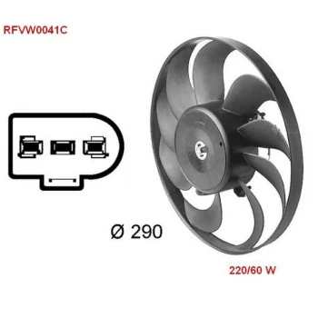 PLEXUS RADIATOR FAN (9227010037)