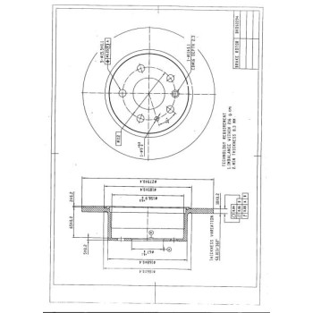 DESELRA Brake Disc Rear (BKD12294)