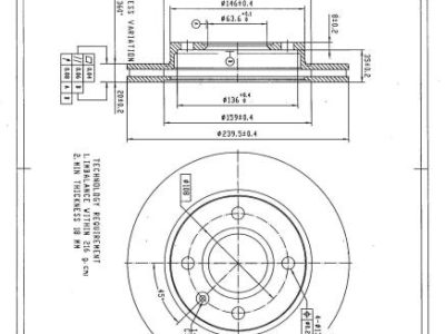 DESELRA Brake Disc Front (BKD12790)