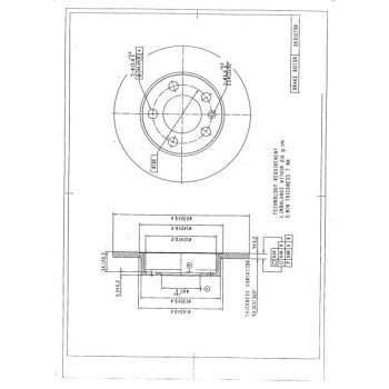 DESELRA Brake Disc Rear (BKD12798)