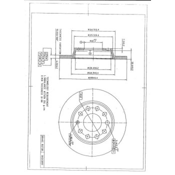 DESELRA Brake Disc Rear (BKD13090)