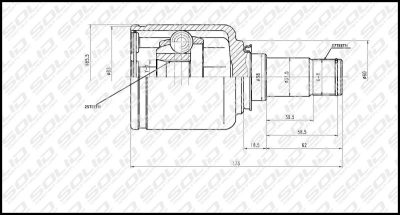 SOLID CV Joint Inner (CVME5025)