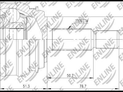 ENLINE CV Joint Outer (CVVW1001ZZ)