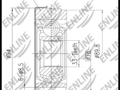 SOLID CV Joint Inner (CVVW5004ZZ)