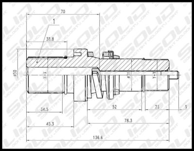 SOLID CV Joint Inner (CVVW5231B)