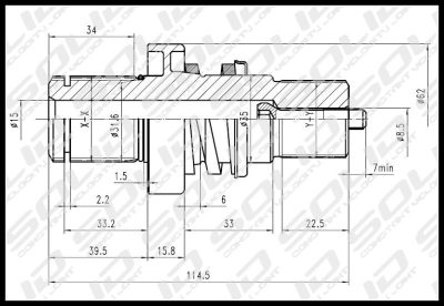 SOLID CV Joint Inner (CVVW5931B)