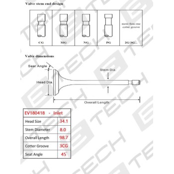 E TECH Inlet Valve (EV180418)