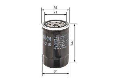 BOSCH OIL FILTER (F026407187)