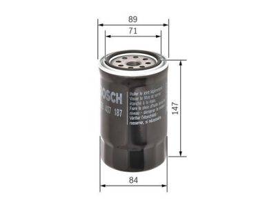 BOSCH OIL FILTER (F026407187)