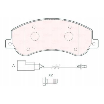 DESELRA Brake Pad Set Front (BD1125)