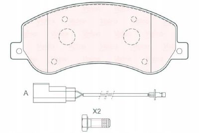 DESELRA Brake Pad Set Front (BD1125)