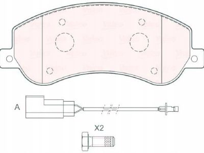 DESELRA Brake Pad Set Front (BD1125)