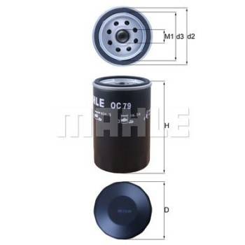 MAHLE OIL FILTER  (OC79)