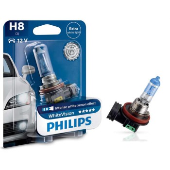 PHILIPS H8 WHITE VISION 12V 35W