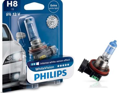 PHILIPS H8 WHITE VISION 12V 35W