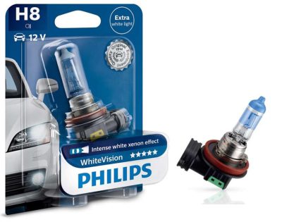PHILIPS H8 WHITE VISION 12V 35W