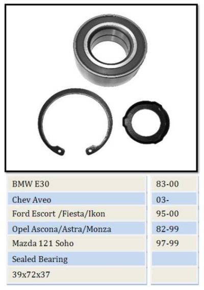 BBS Wheel Bearing Front (WBFW212)