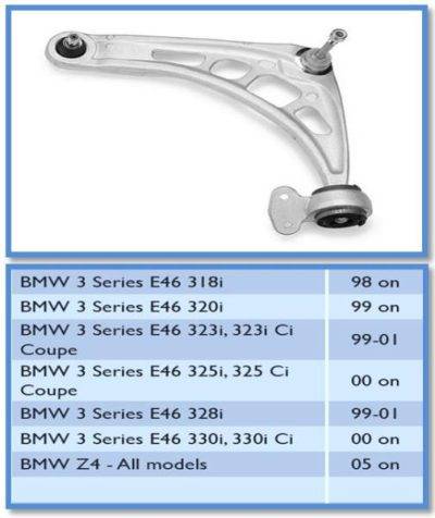 MOVO Control Arm Lower Left (BJSH286A)