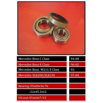 BBS WHEEL BEARING FRONT  (9103000438)