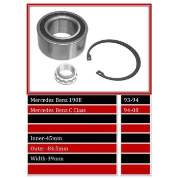 BBS WHEEL BEARING FRONT  (9103000443)