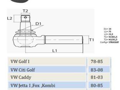 MOVO Tie Rod End (TR10280)