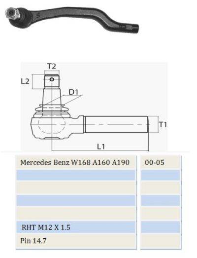 MOVO Tie Rod End (TR11278)