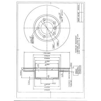 DESELRA Brake Disc Front (BKD12112)