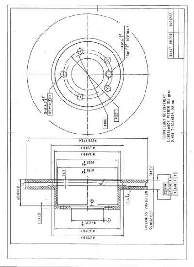 DESELRA Brake Disc Front (BKD12112)