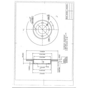 DESELRA Brake Disc Front (BKD12484)