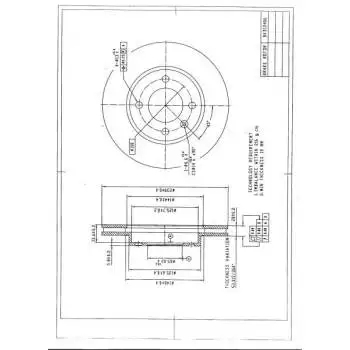 DESELRA Brake Disc Front (BKD12486)