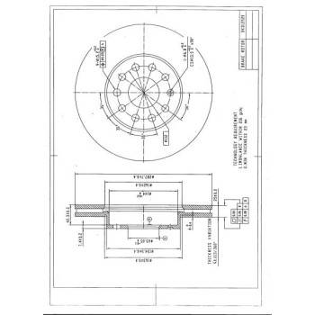 DESELRA Brake Disc Front (BKD12520)