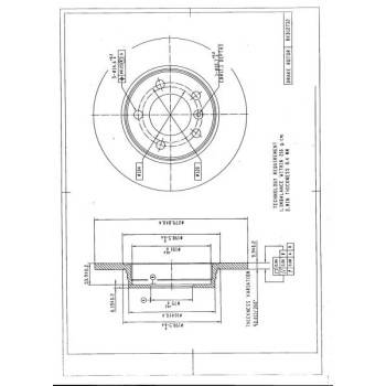DESELRA Brake Disc Rear (BKD12732)