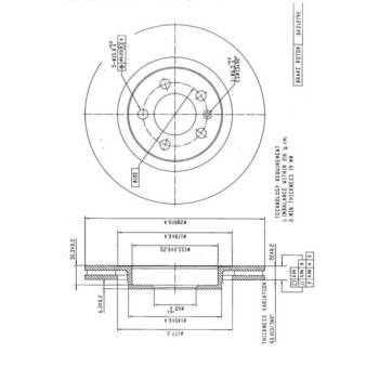 DESELRA Brake Disc Front (BKD12792)