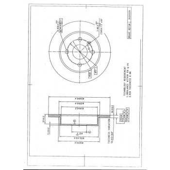 DESELRA Brake Disc Rear (BKD13126)