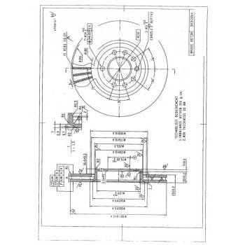 DESELRA Brake Disc Front (BKD13264)