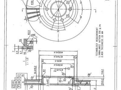 DESELRA Brake Disc Front (BKD13264)