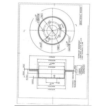 DESELRA Brake Disc Rear (BKD13784)