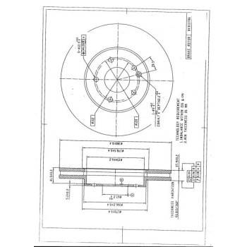DESELRA Brake Disc Front (BKD13786)