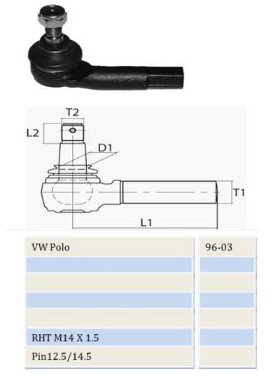 MOVO Tie Rod End (TR11472)